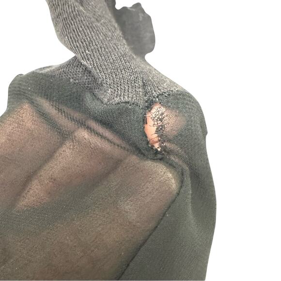 Rag & Bone Black Asymmetrical Sheer Layered Tank Top Women's Size Small - Picture 8 of 9